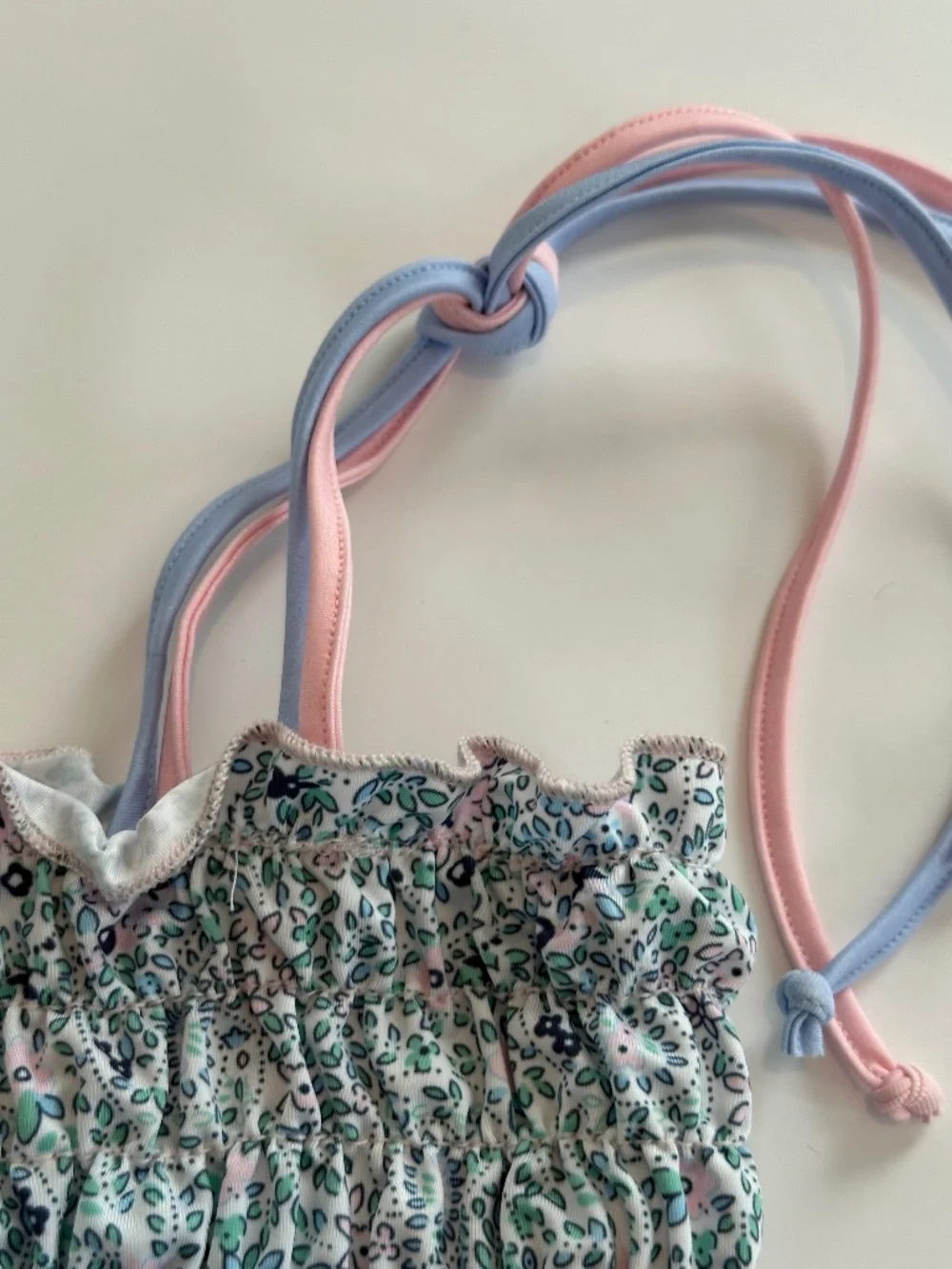 Bella Bliss | Smocked One Piece Bathing Suit | Forget Me Not Floral | 6